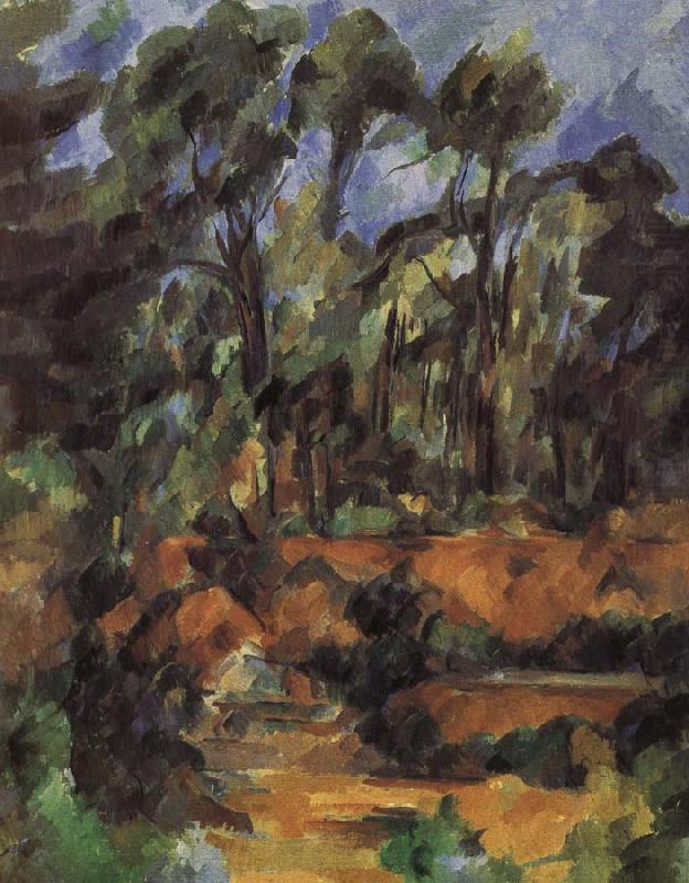 forest, Paul Cezanne